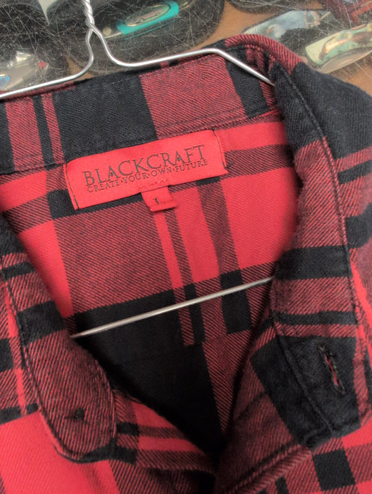 Black Craft Cult short sleeve flannel