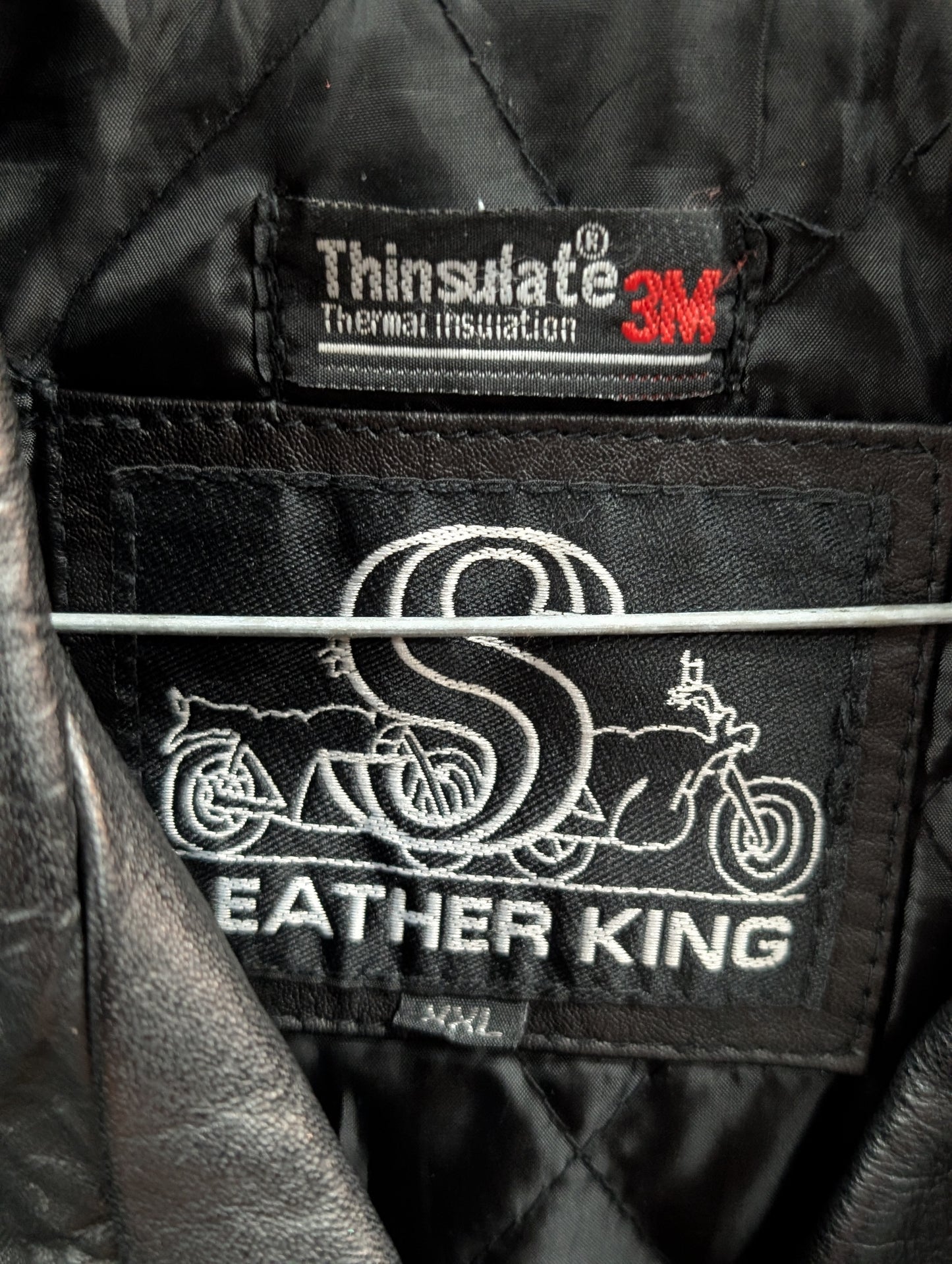 LEATHER KING Thinsulate-Lined Motorcycle Jacket – smaller Fit