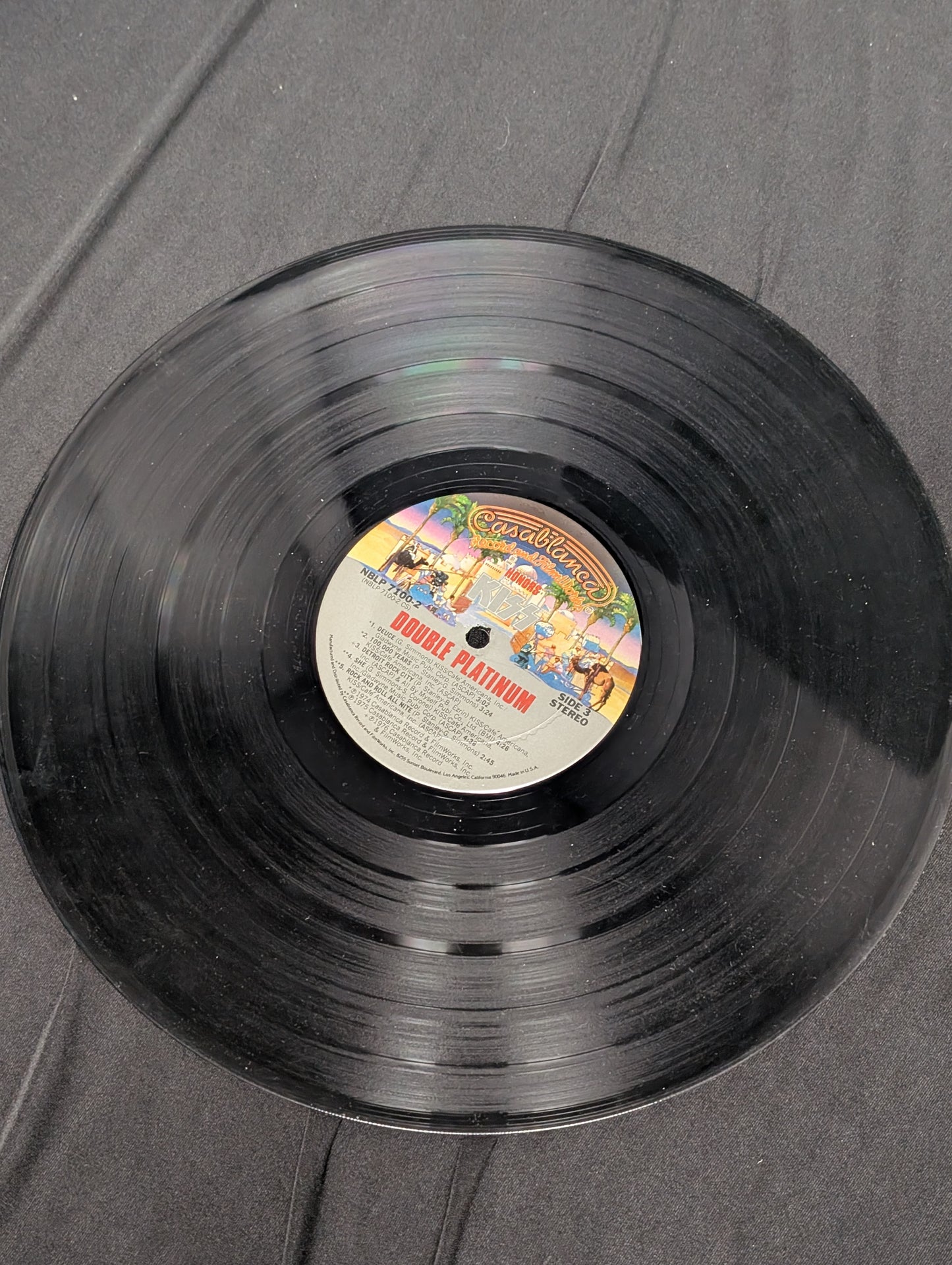 Kiss record set 1978 Double Platinum set