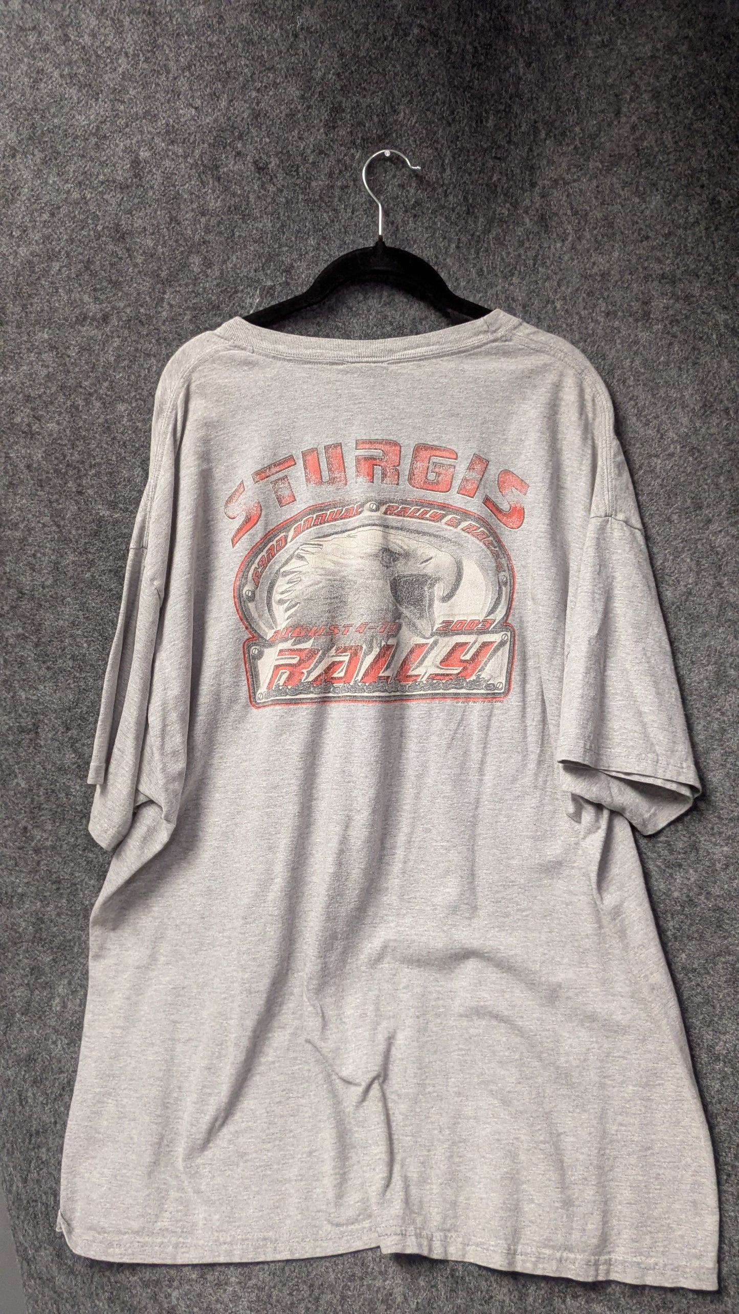 Vintage 2003 Sturgis Rally Pocket Tee – Gray –
