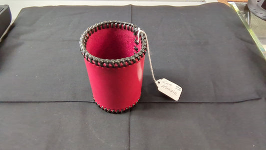Custom Leather Holder/ Koozie