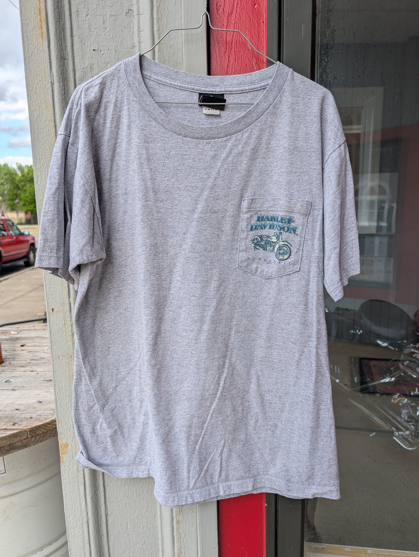 Brandt's Harley Davidson Pocket tshirt size Large
