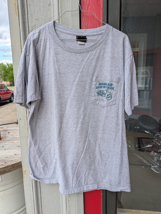 Brandt's Harley Davidson Pocket tshirt size Large