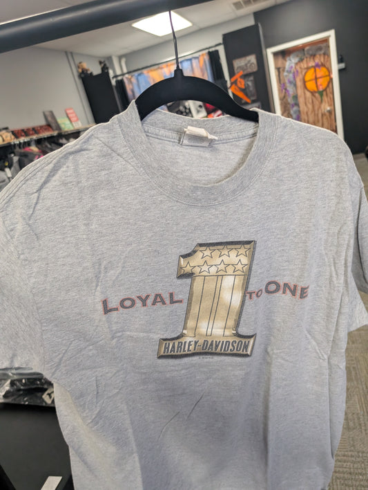 Loyal to 1 F&S Harley Davidson Stratman Men's Large Tshirt