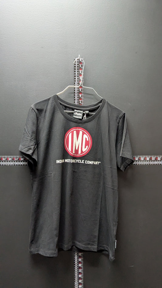 Indian Motorcycle IMC Circle Logo Tee – Black Women’s Large NWT