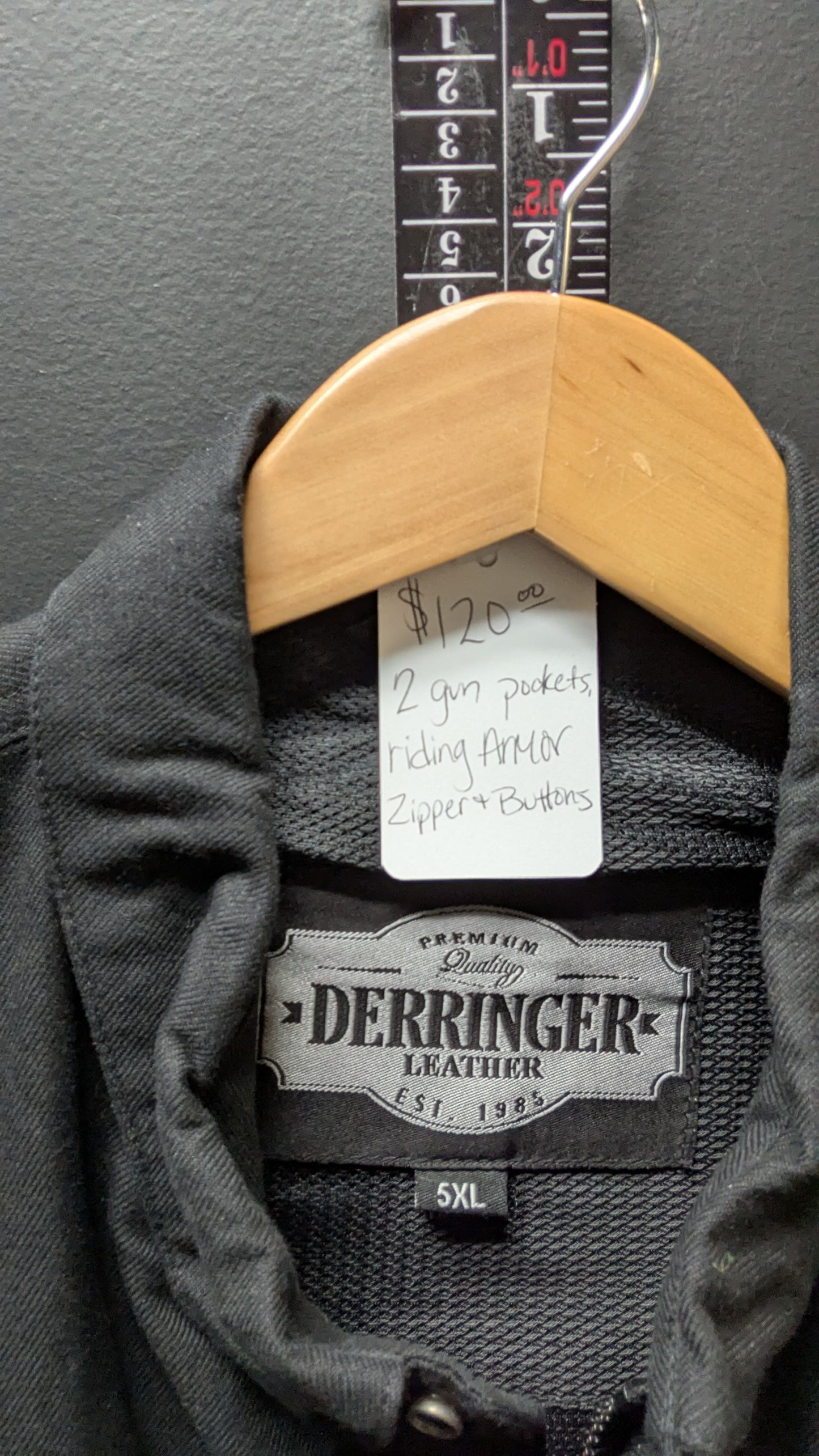 New! Derringer Denim Kevlar Men's Vented Shirt/Jacket -5XL