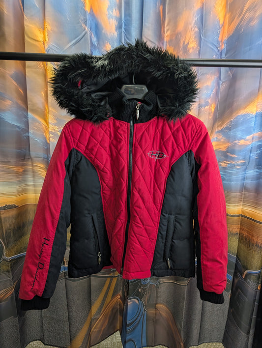 Red hd winter coat