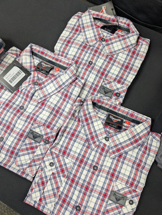 Victory Women's Attitude Plaid Shirt (Flannel) New old Stock Large