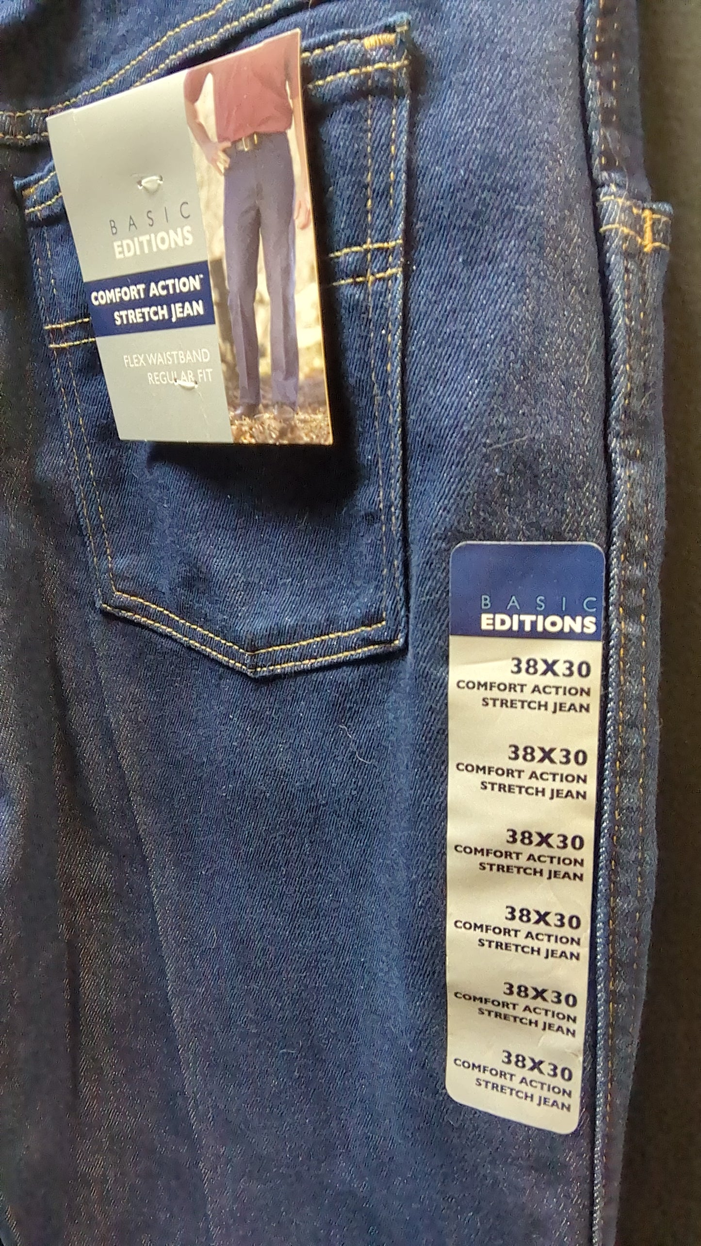 Vintage 90s Men's basic edition jeans Size 38X30