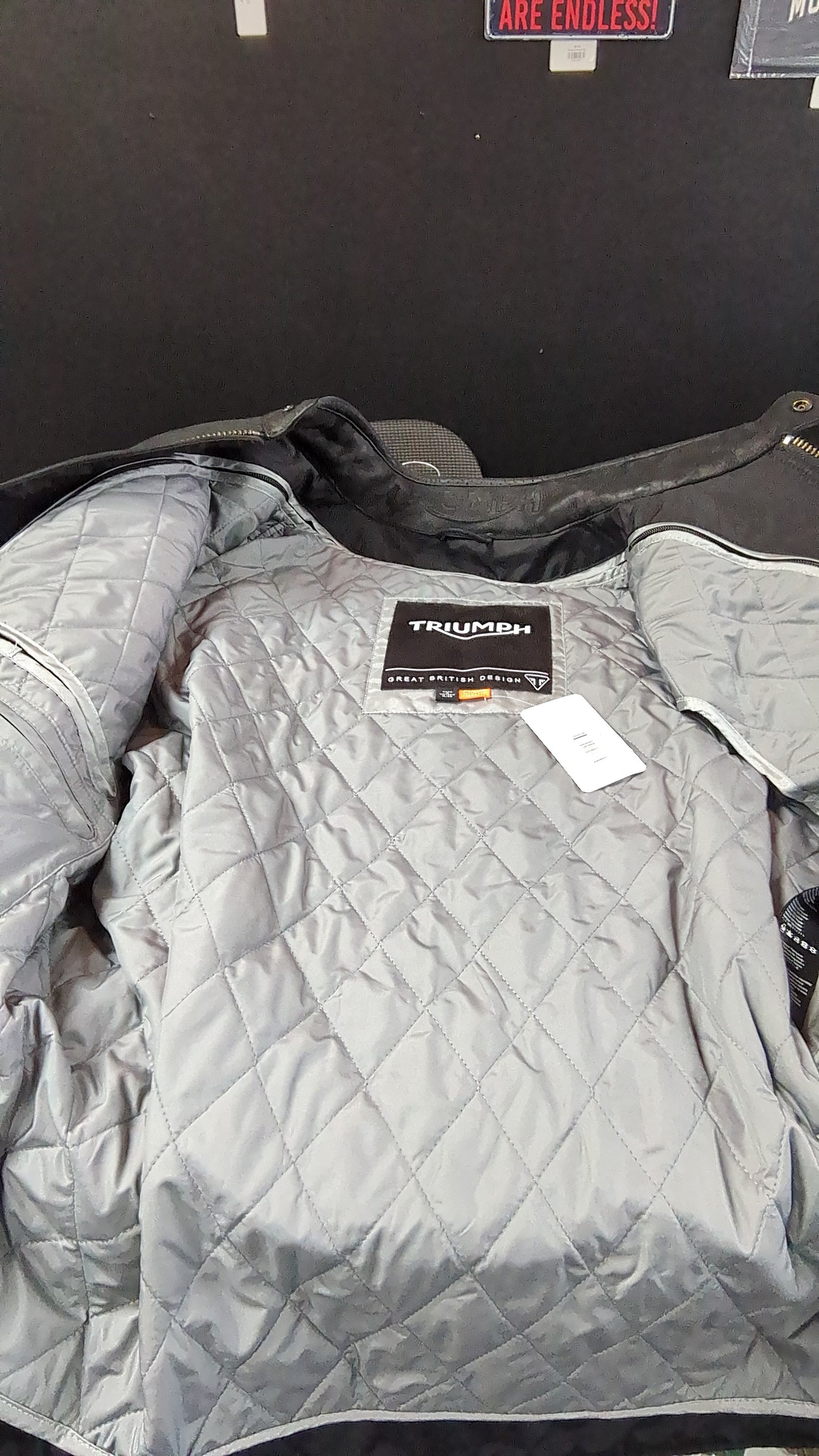 Triumph Leather Armored riding jacket