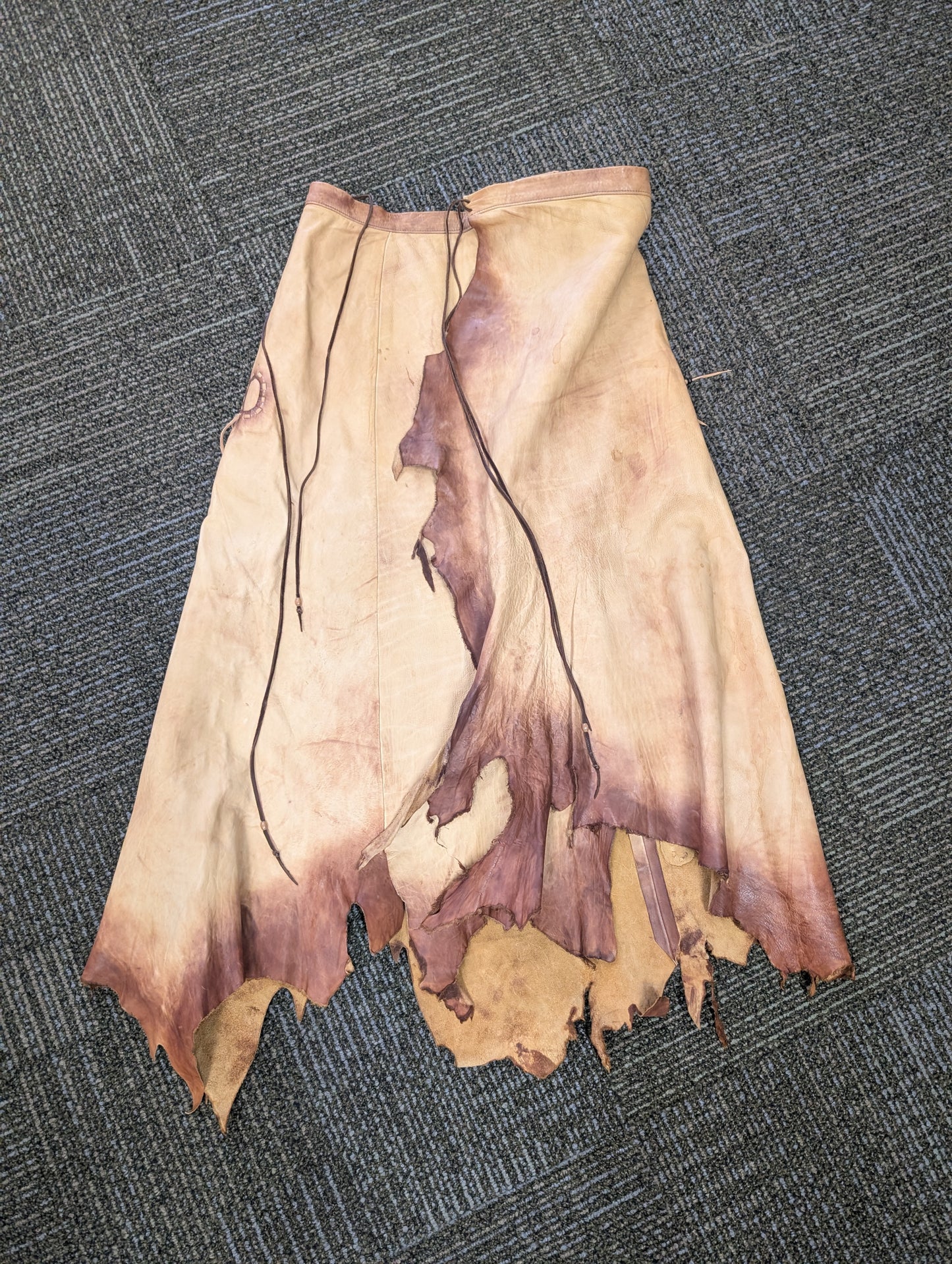 Vintage Leather skirt