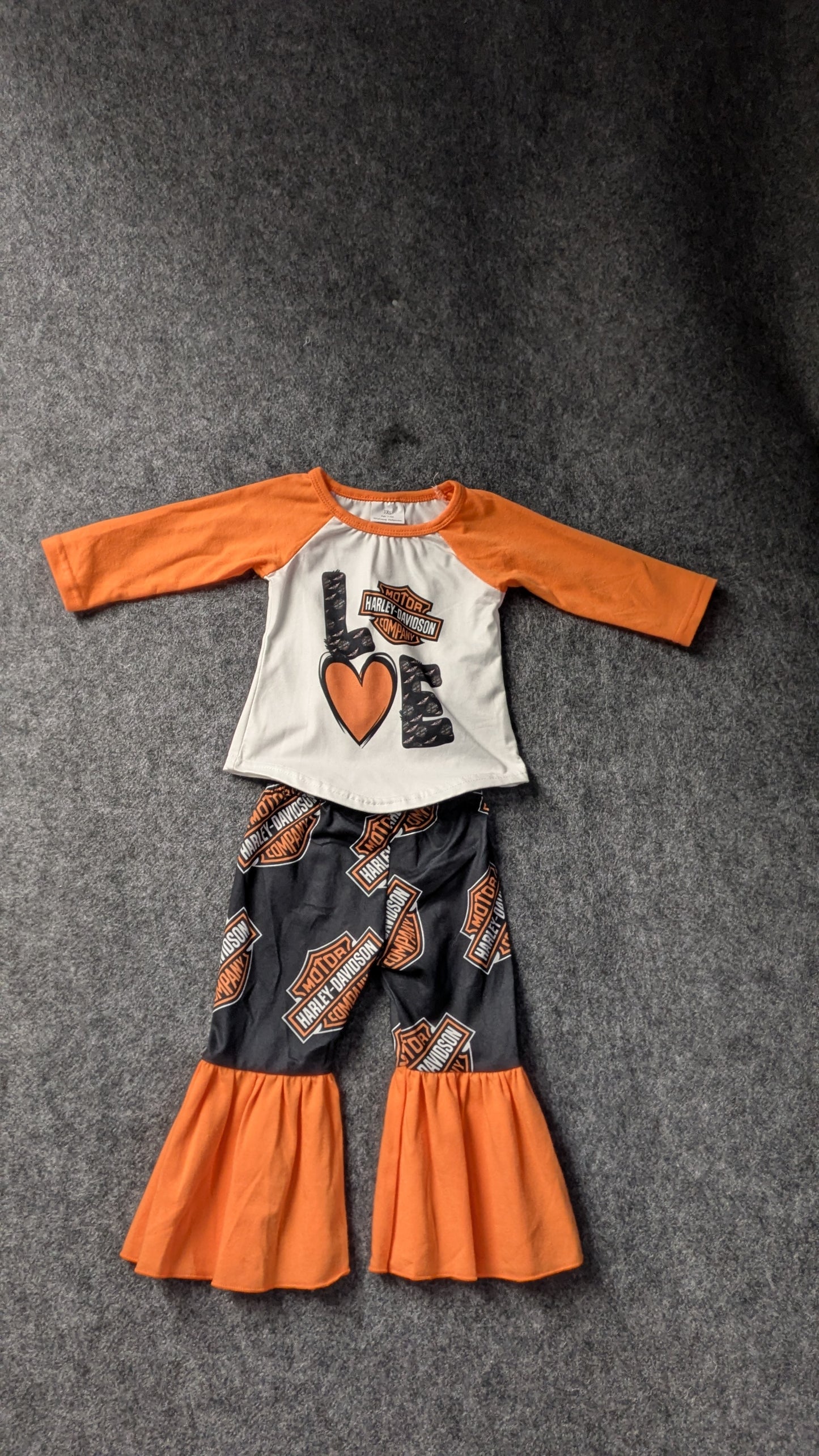 Girls Harley Flared Leg set 3-6months