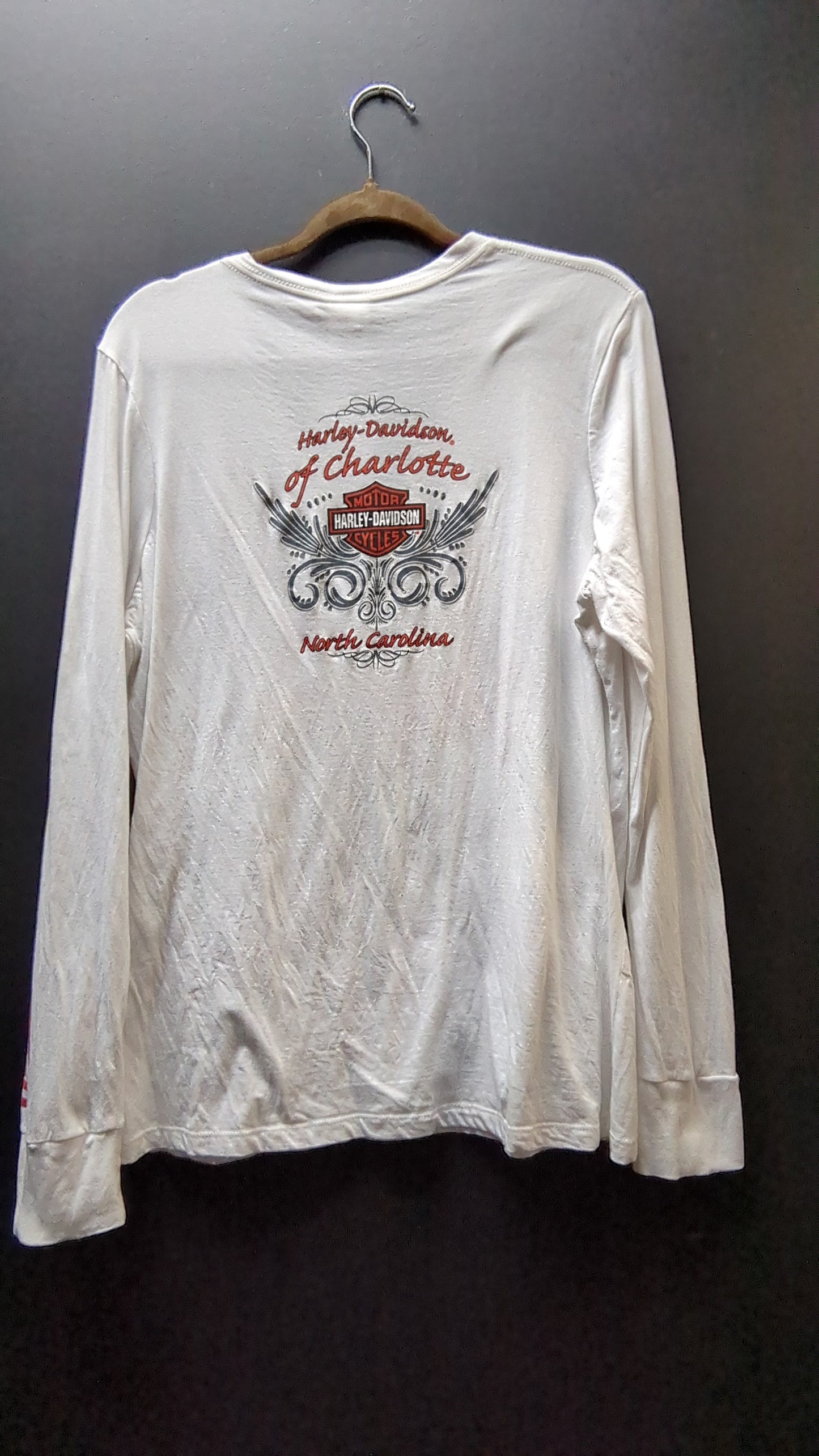 Harley Women's V-neck Long Sleeve