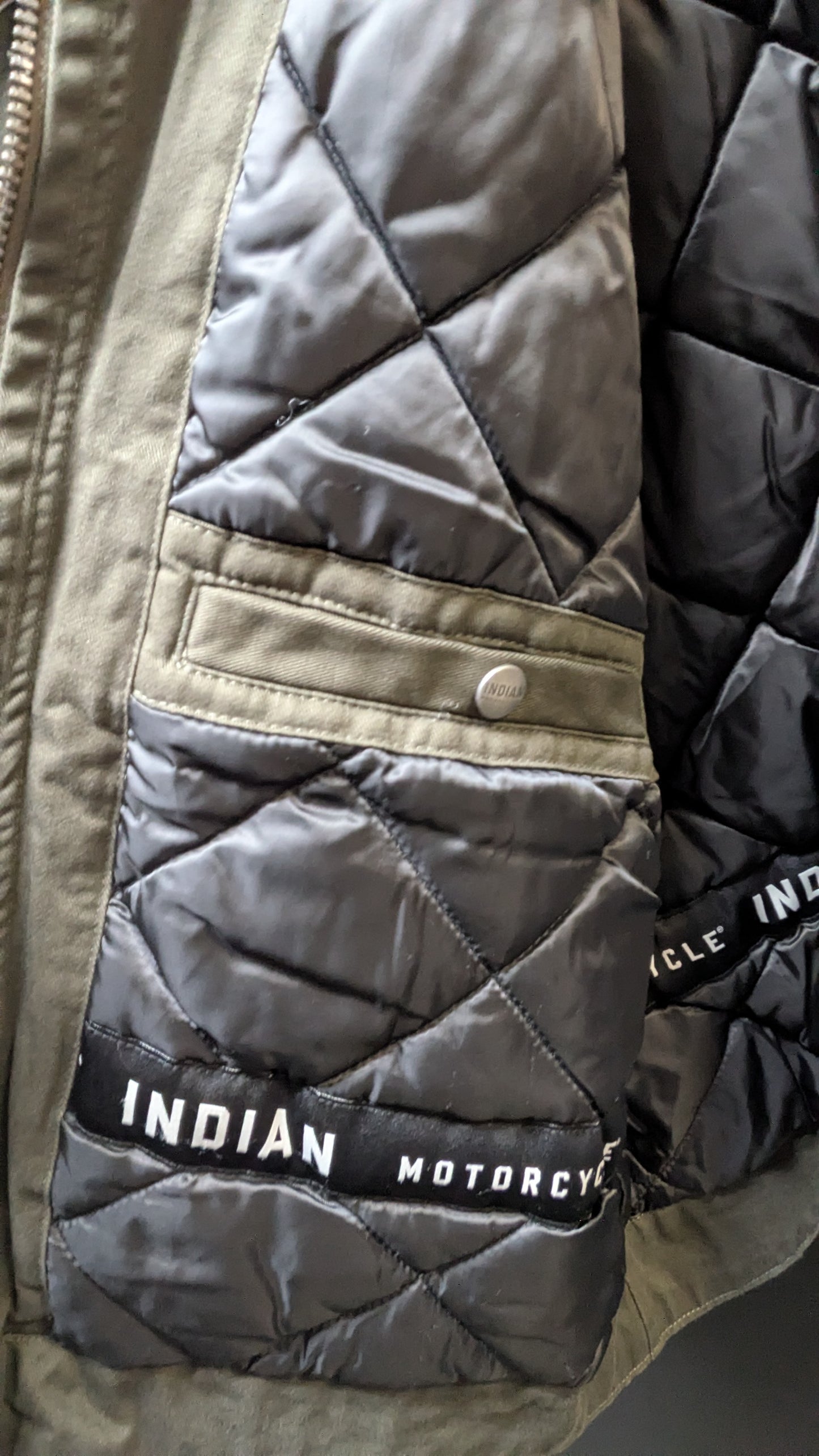 NEW! Indian Motorcycles Women's Bobbi Jacket -dark green XL