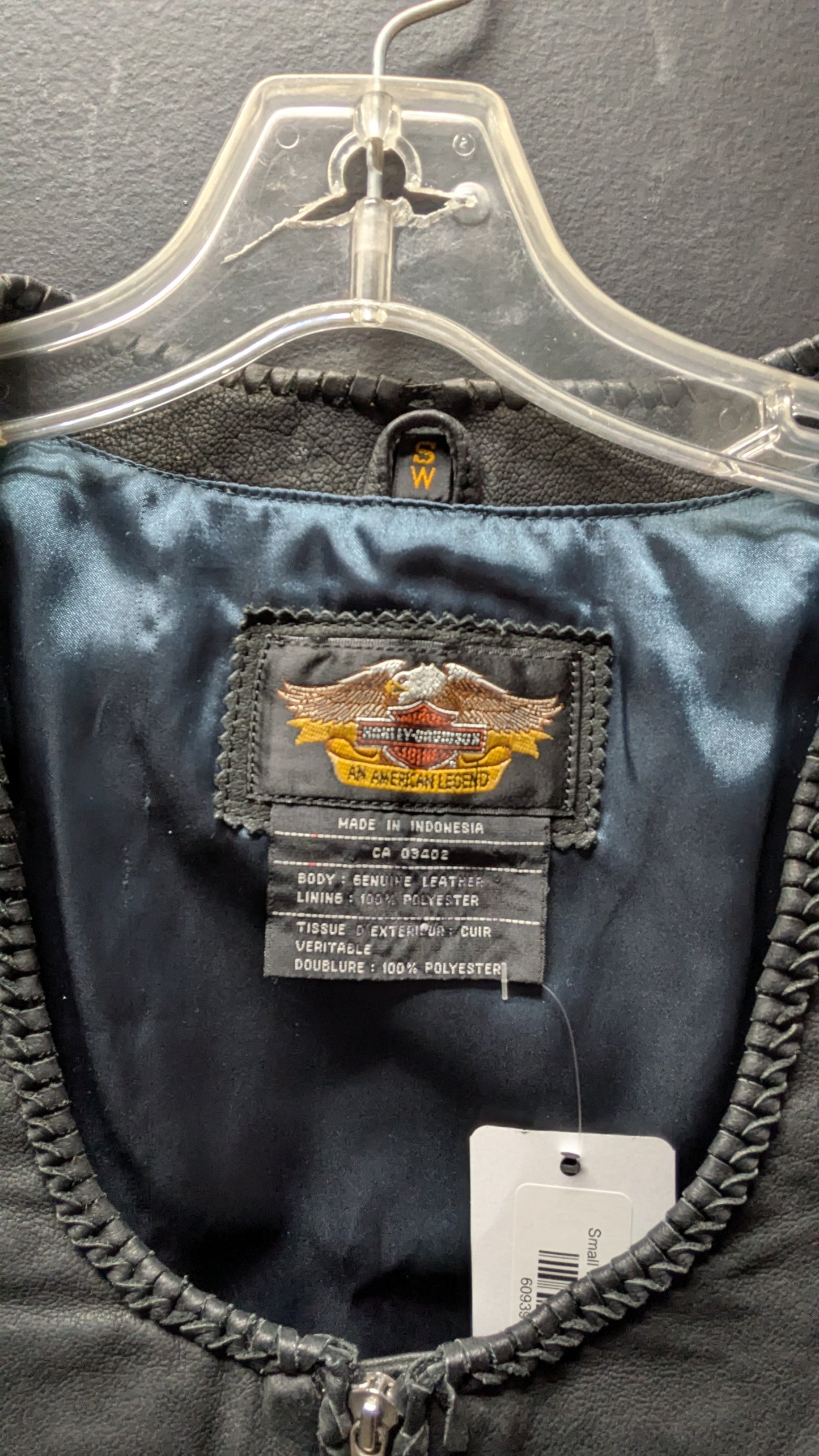 Small women's Harley vest