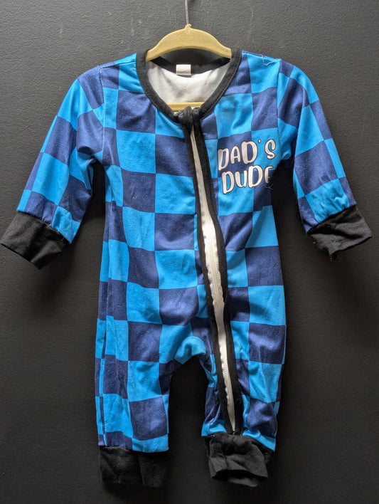 Dad's Dude 1-3 month bamboo outfit