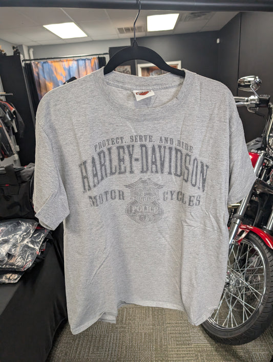 Police Harley Davidson Mile High Denver men's Large Tshirt