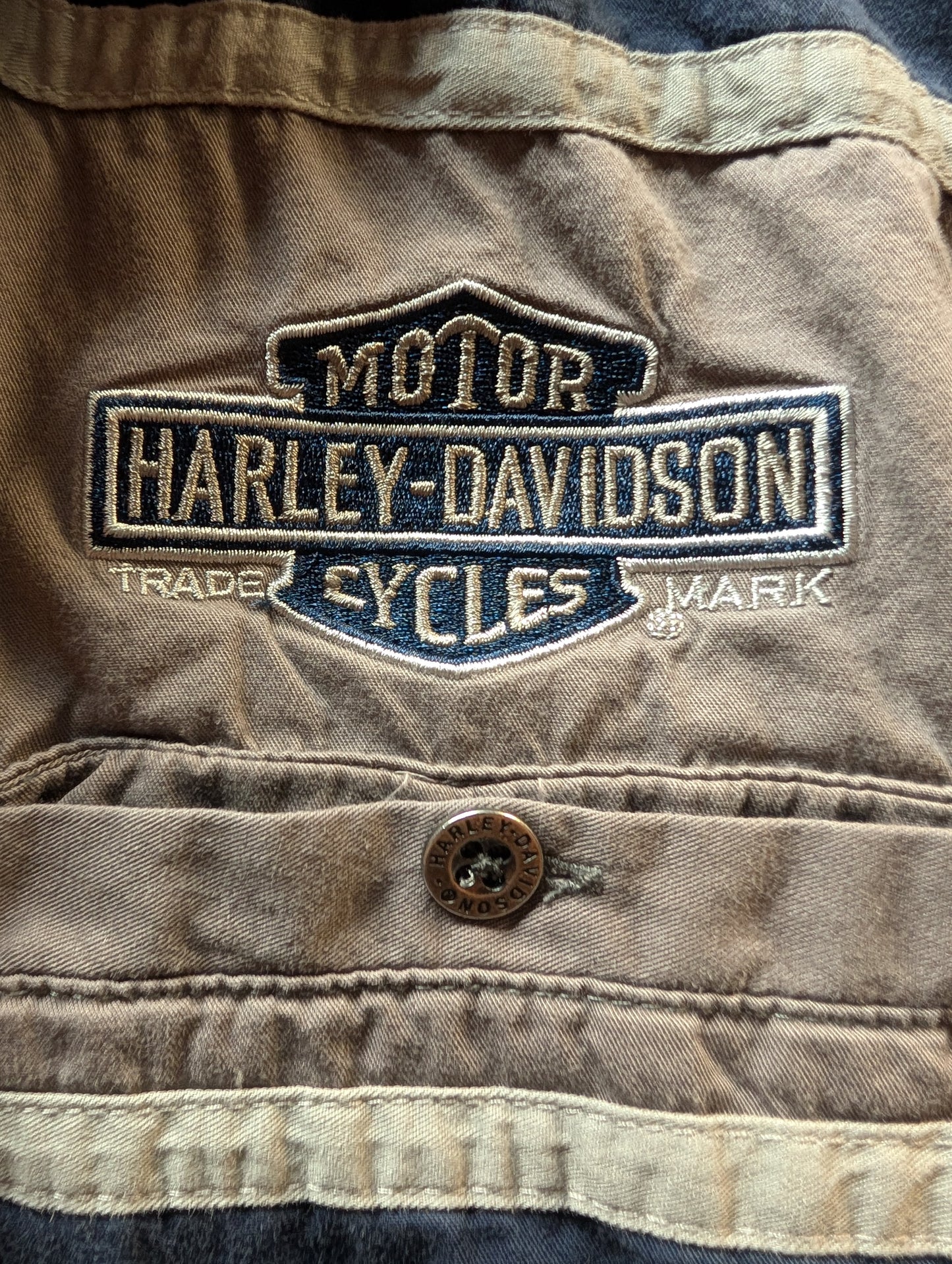 Button Up Harley Davidson Men's shirt