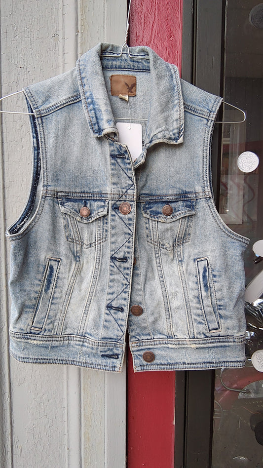 Kids Jean American Eagle Vest