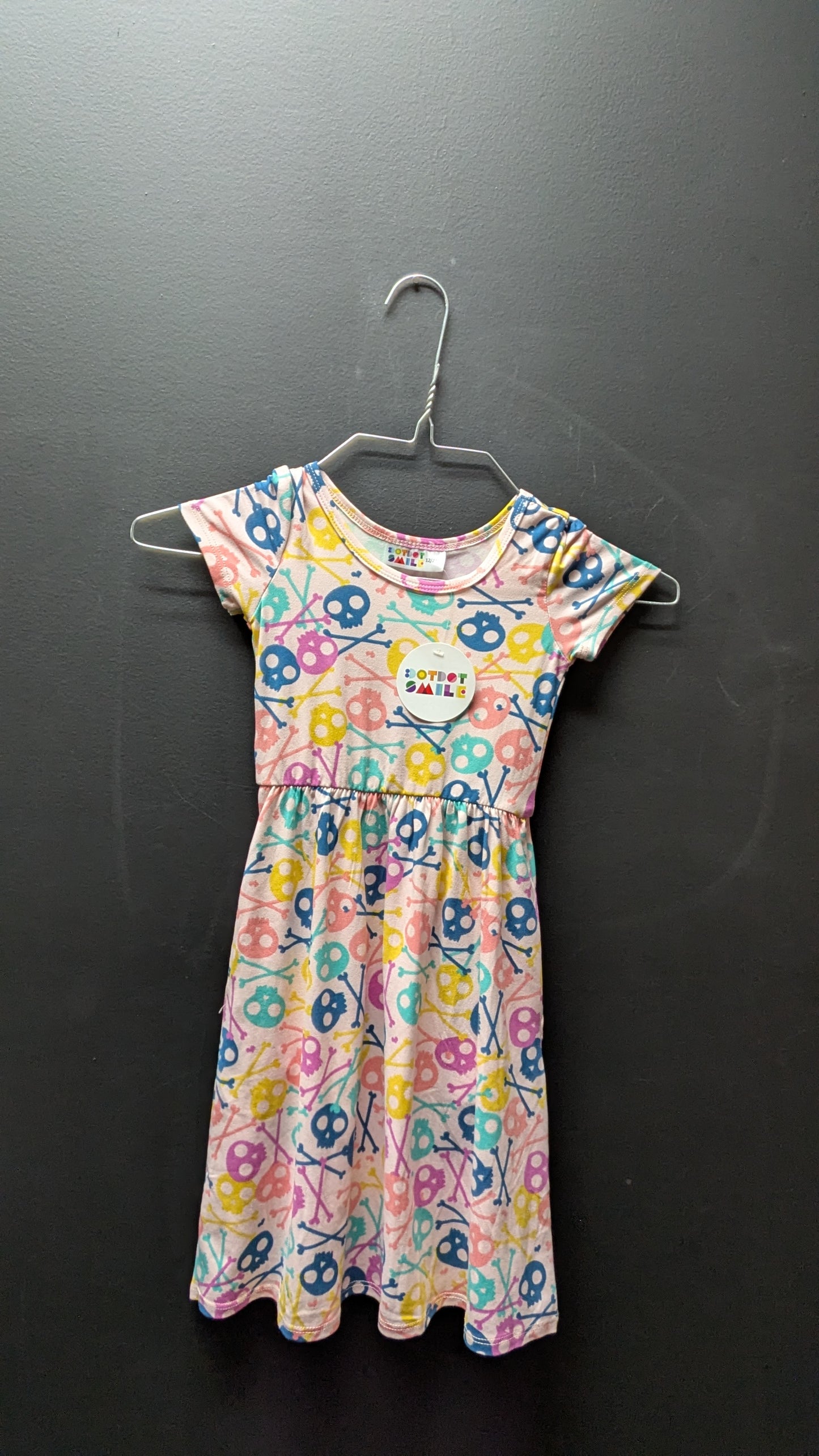 Girls Skeleton Dress 12/24 months