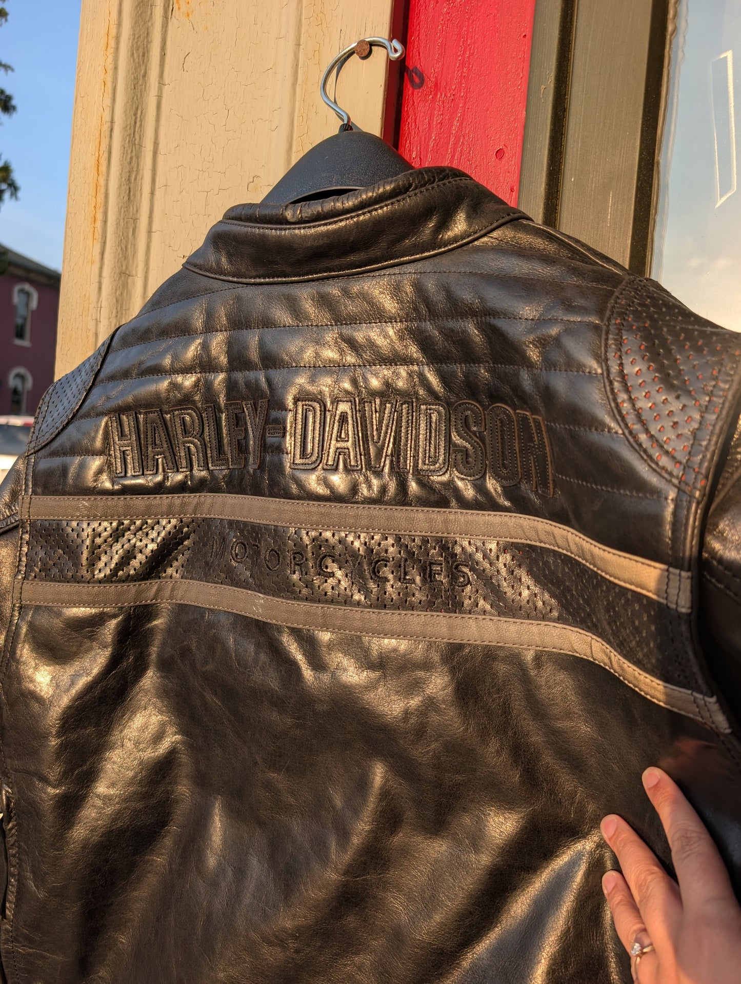 Harley-Davidson Quilted Leather Riding Jacket 2x