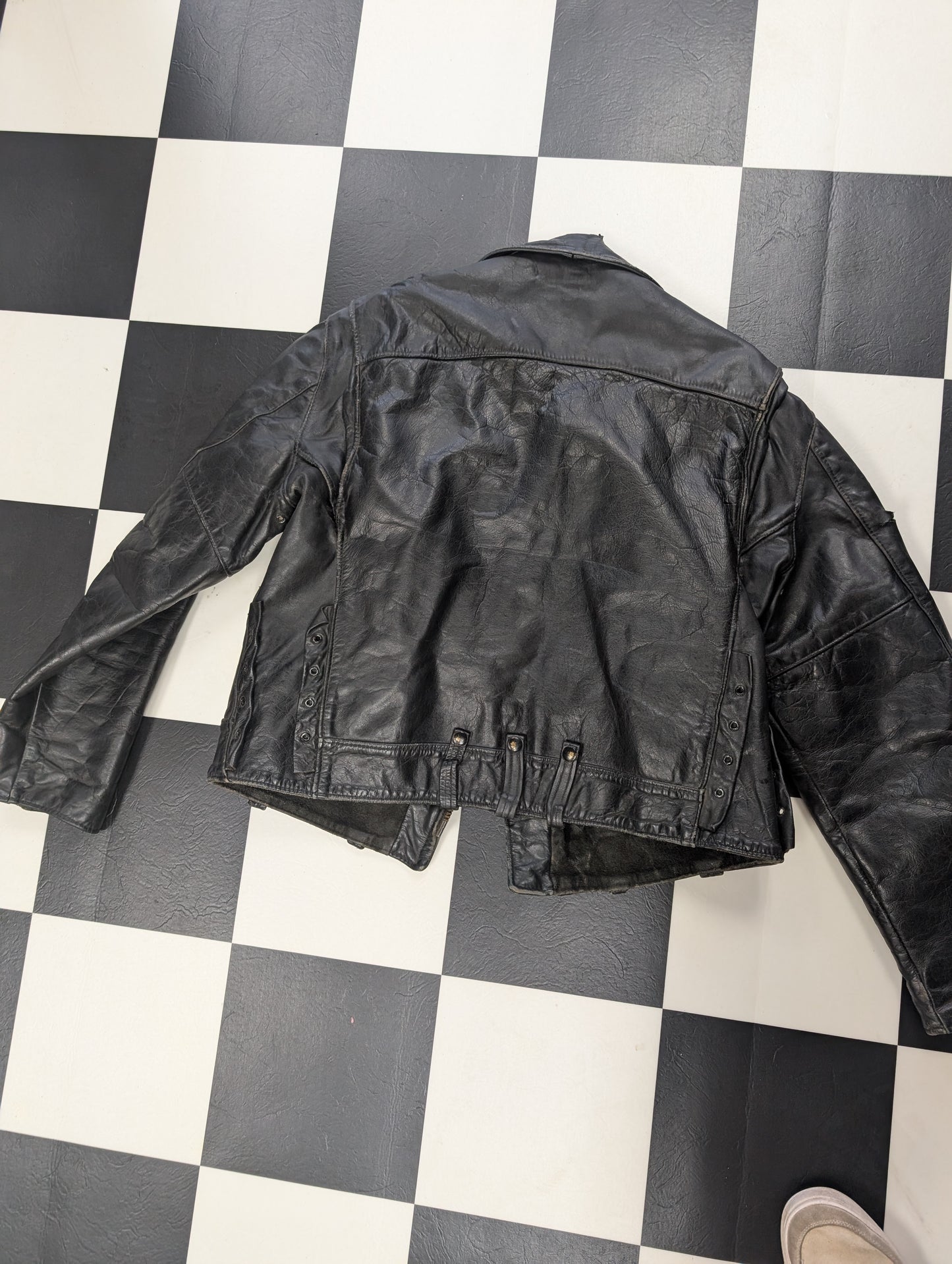 Berman's vintage 1980s leather jacket