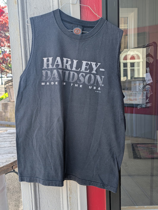 Harley Davidson sleeveless Tshirt size Large 1997