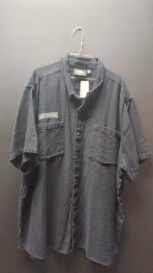 Harley Davidson Button Up Collar Shirt