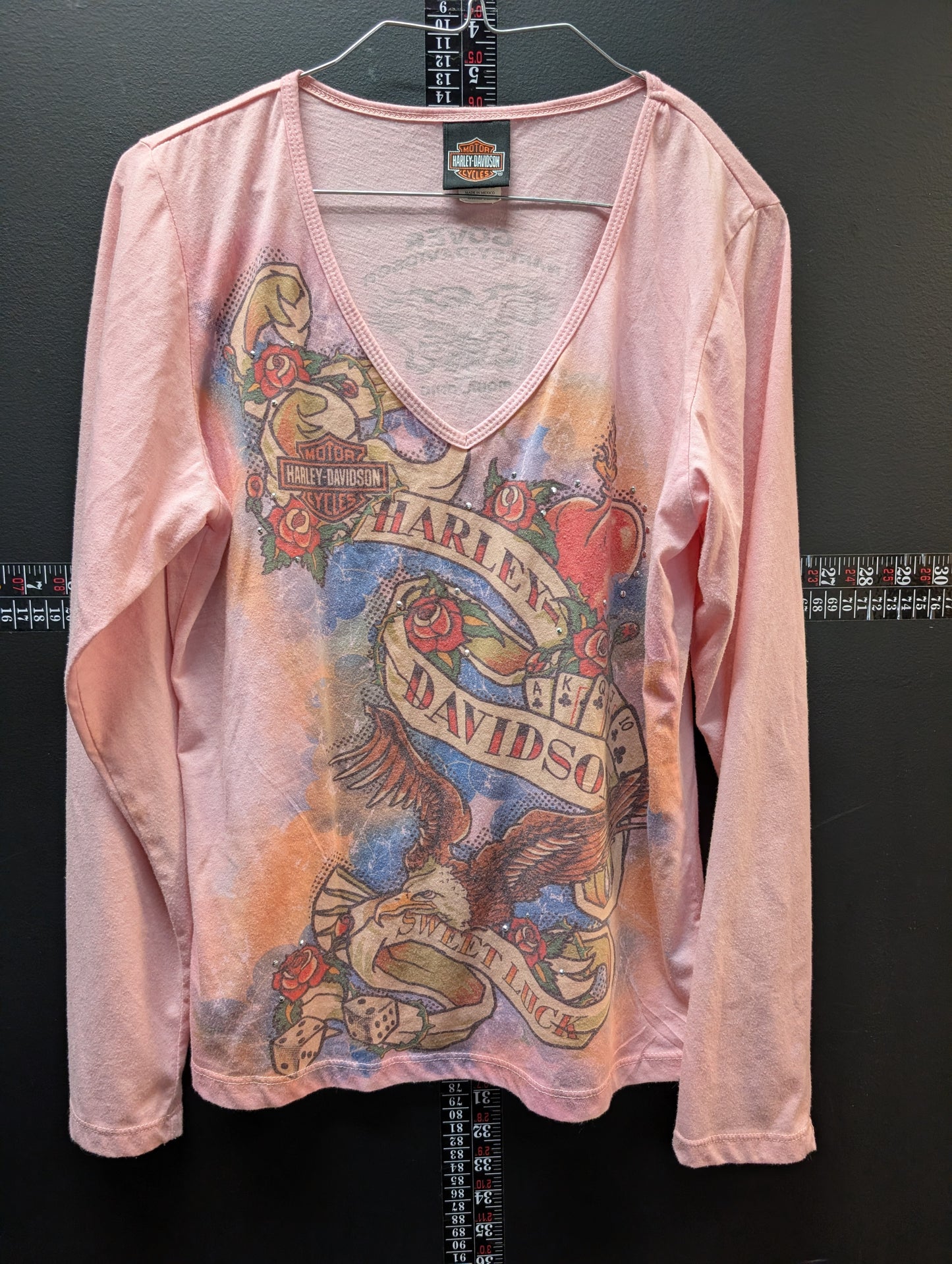 Harley-Davidson Embellished Long Sleeve Shirt – Women’s XL