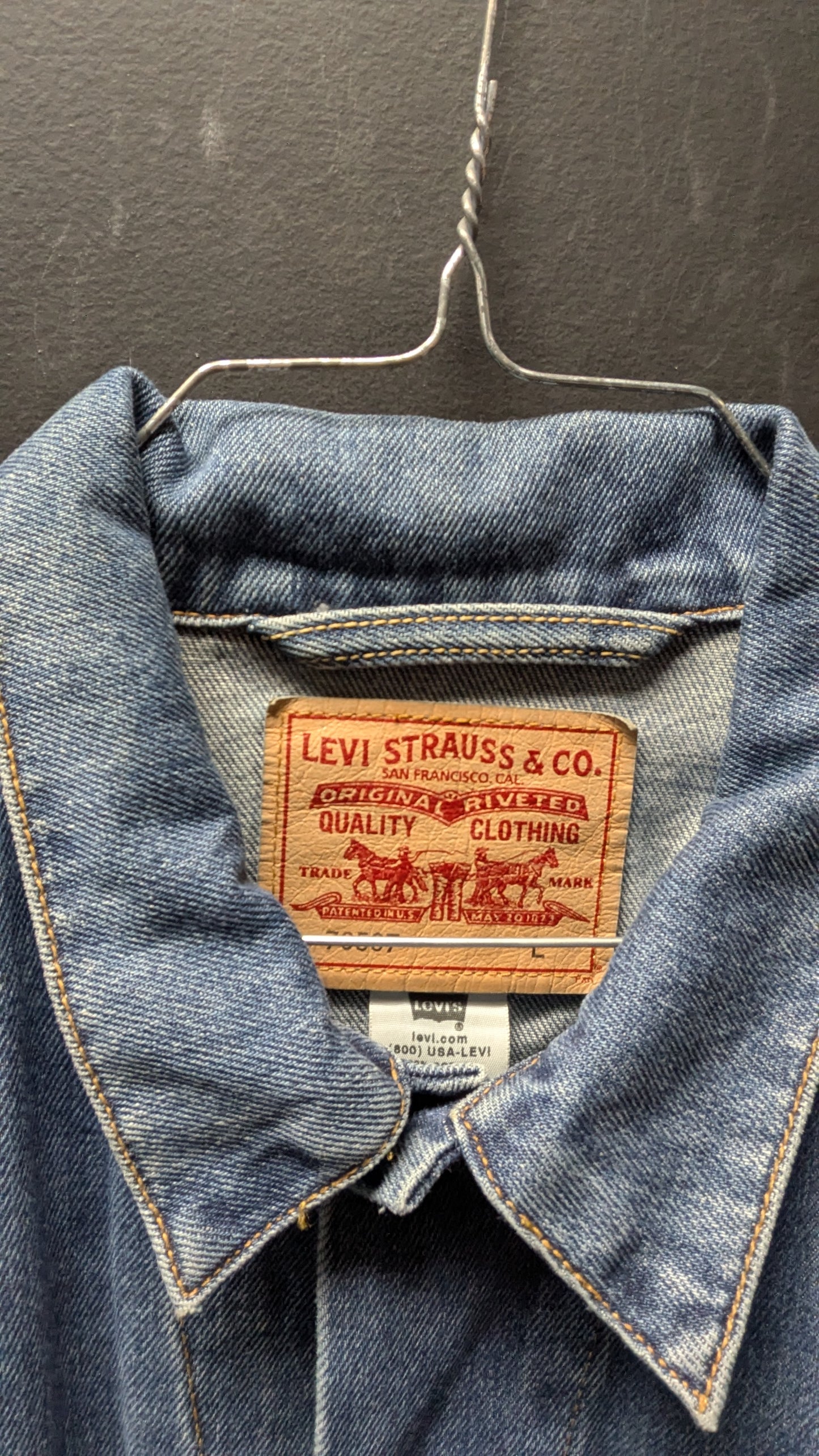 Levi Jean Jacket -Large