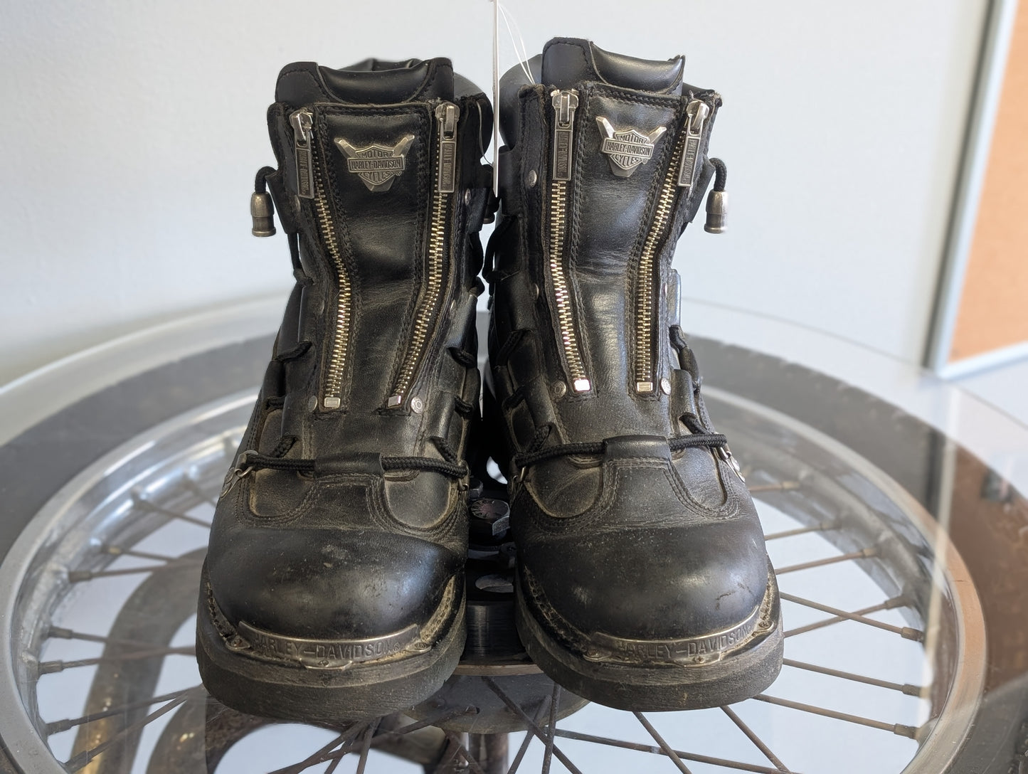 Leather boots men 9.5