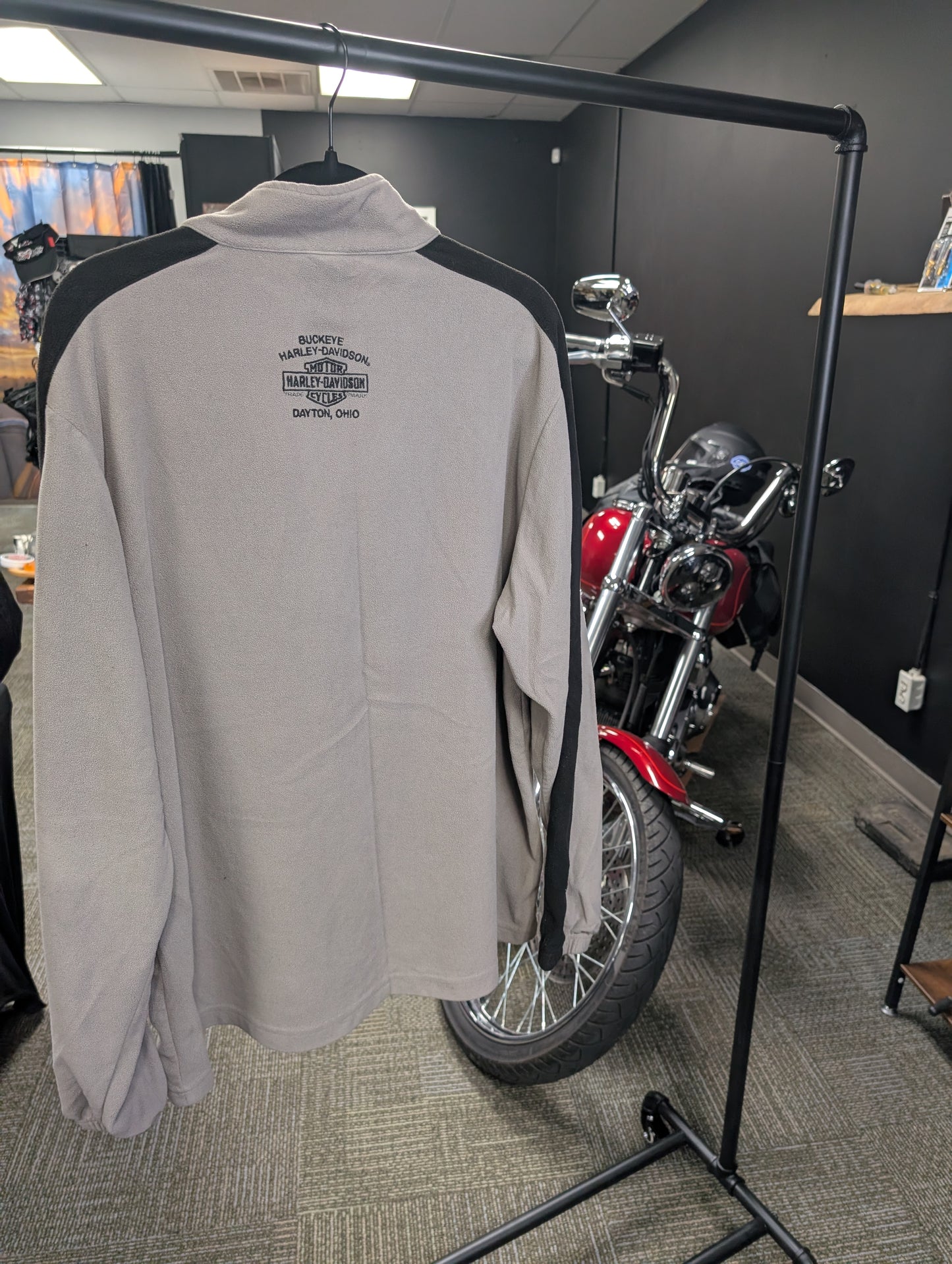 Fleece Men's Pullover Harley Davidson Size XL