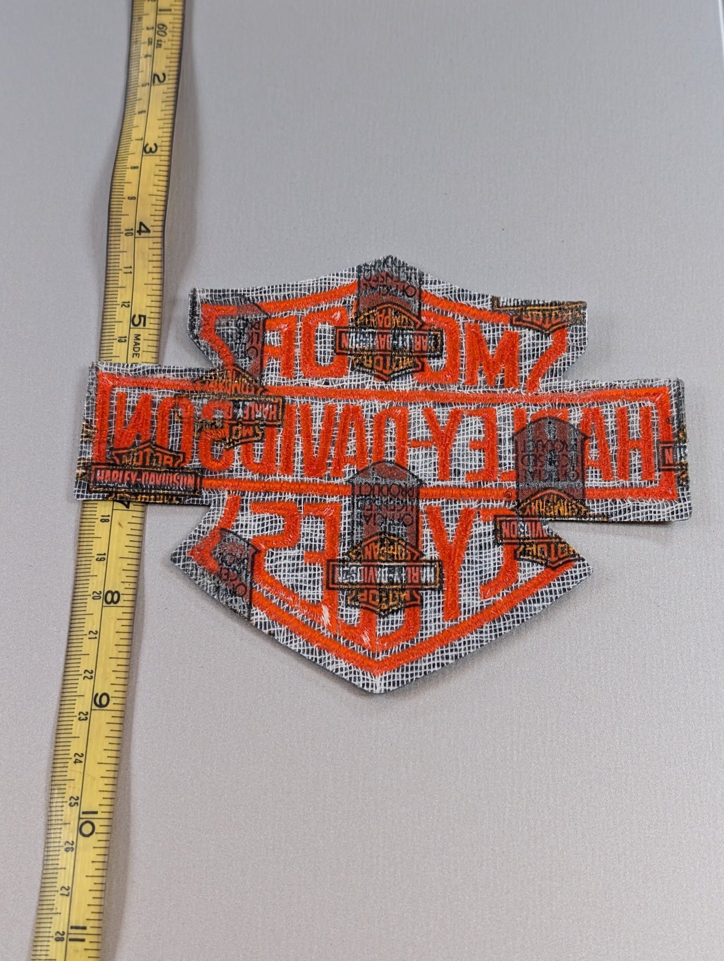 Vintage Harley-Davidson Bar & Shield Patch – Embroidered Logo