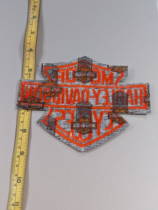 Vintage Harley-Davidson Bar & Shield Patch – Embroidered Logo