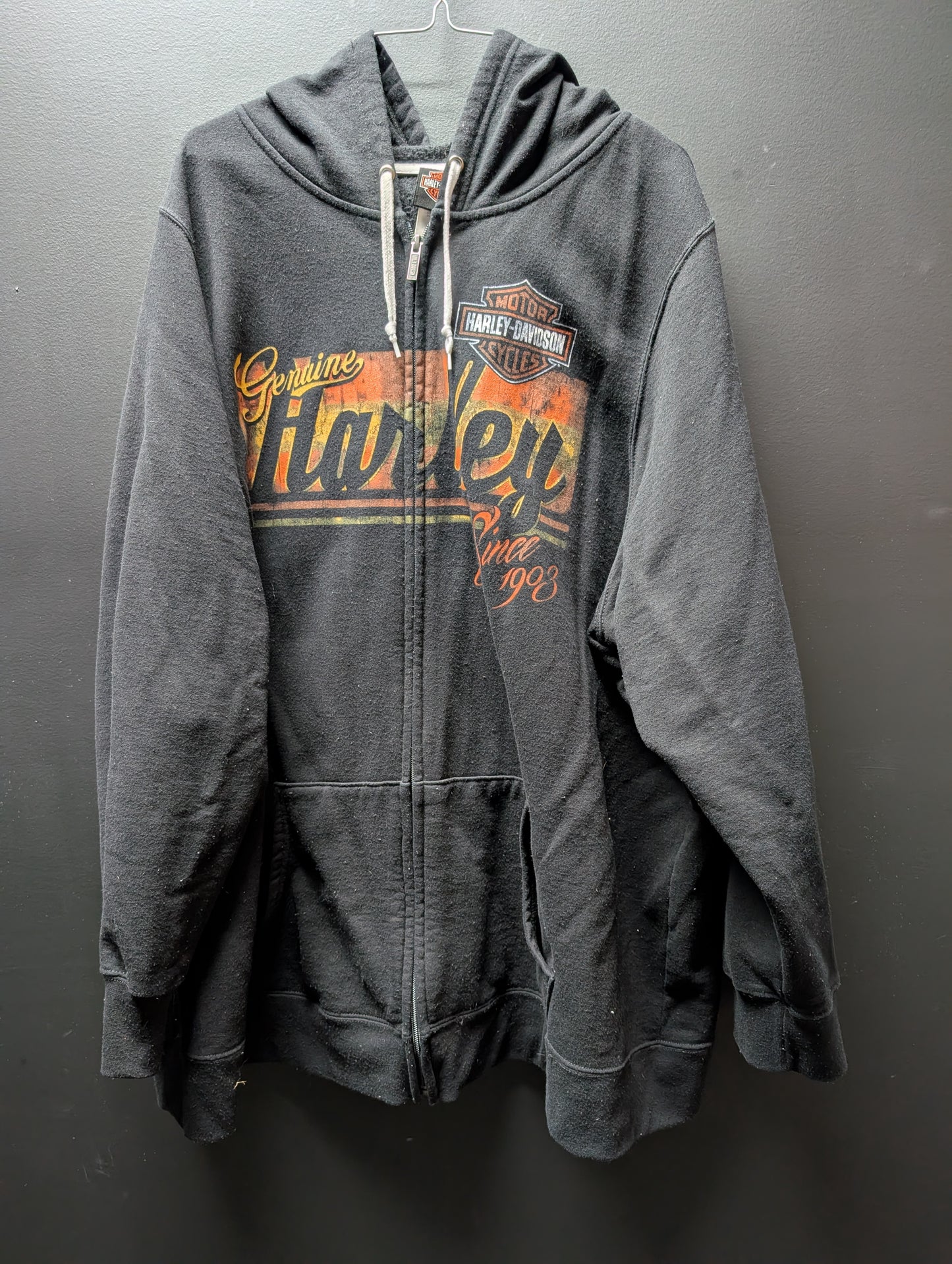 3xl Harley Davidson zip up hoodie