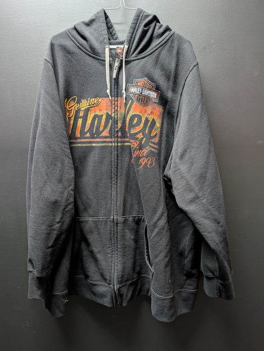 3xl Harley Davidson zip up hoodie