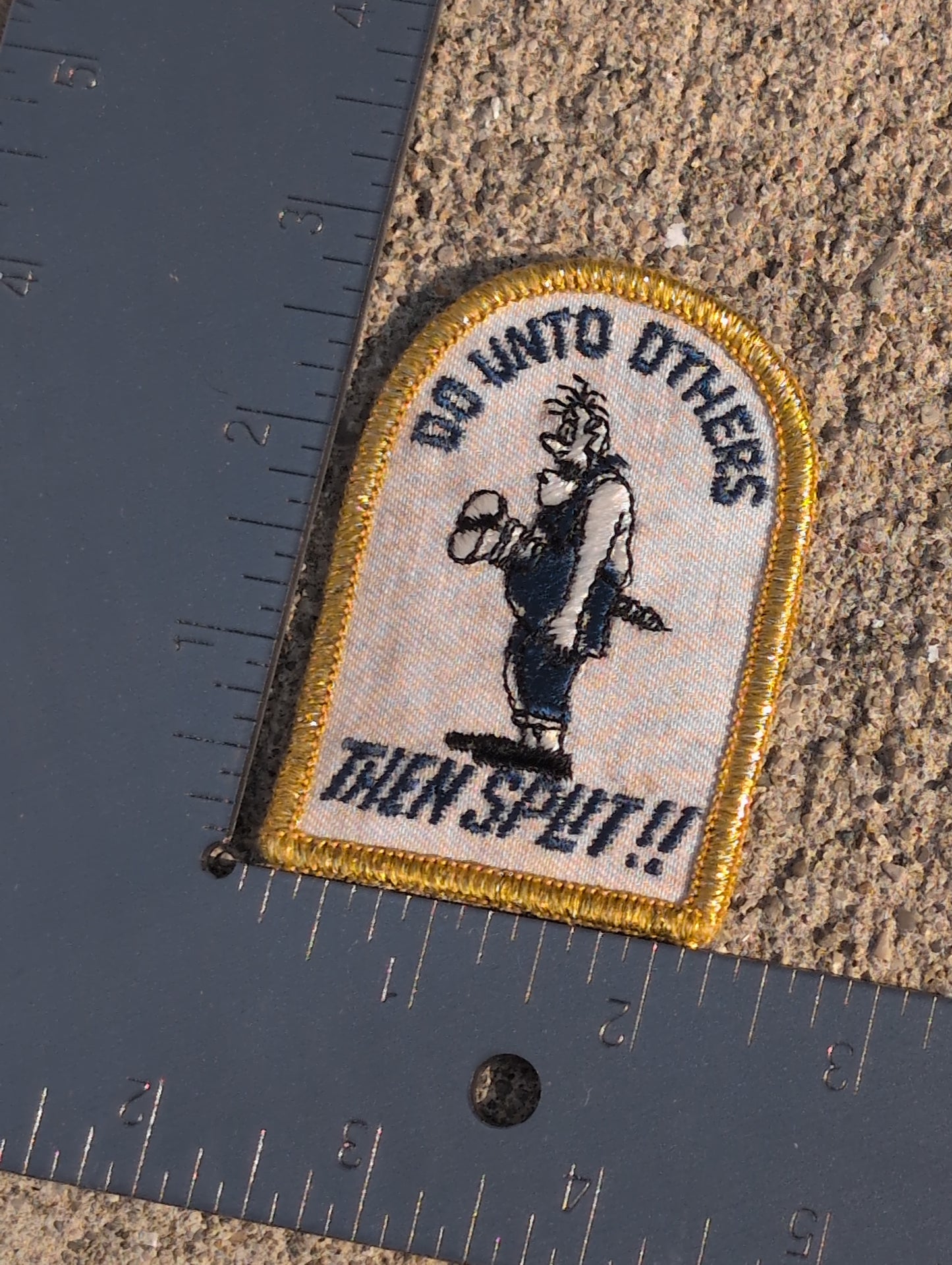 Do unto others Then Split Screw Patch
