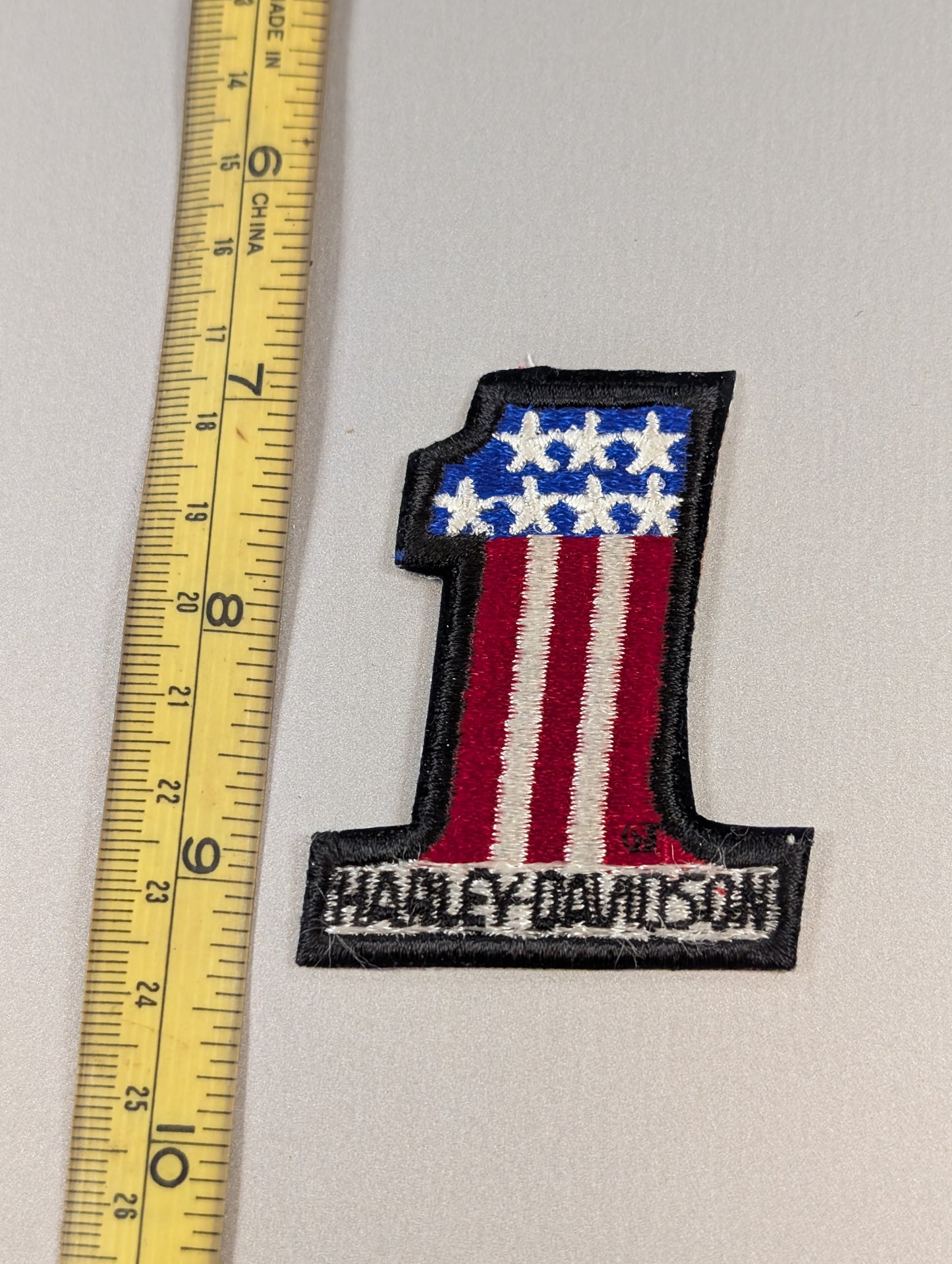 Harley-Davidson #1 American Flag Patch – Embroidered