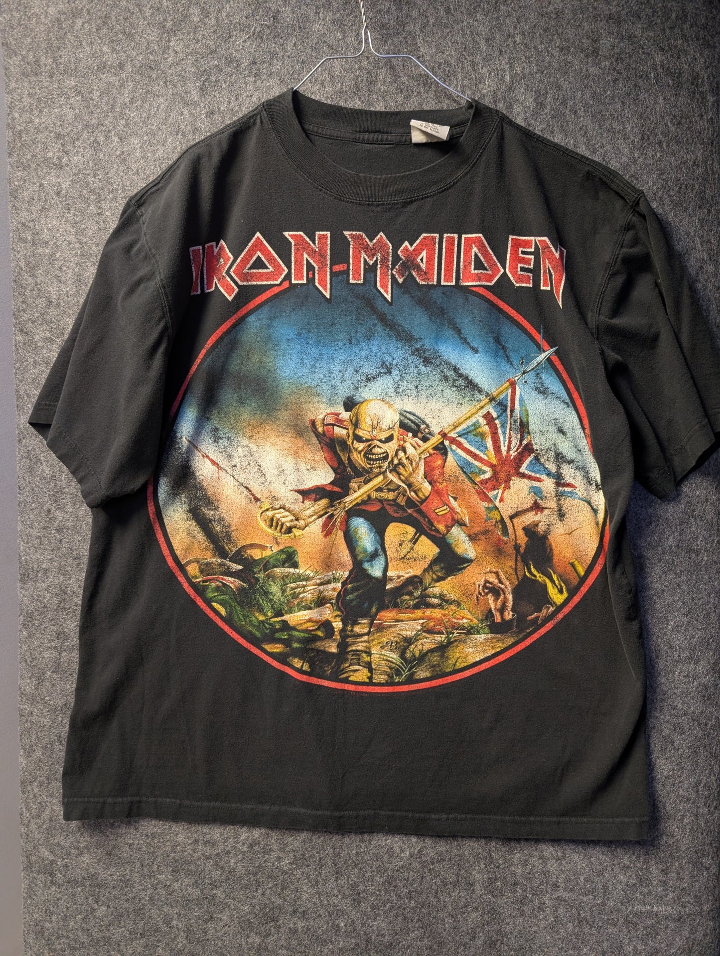 Vintage Iron Maiden “The Trooper” T-Shirt (1X Big, 100% Cotton)