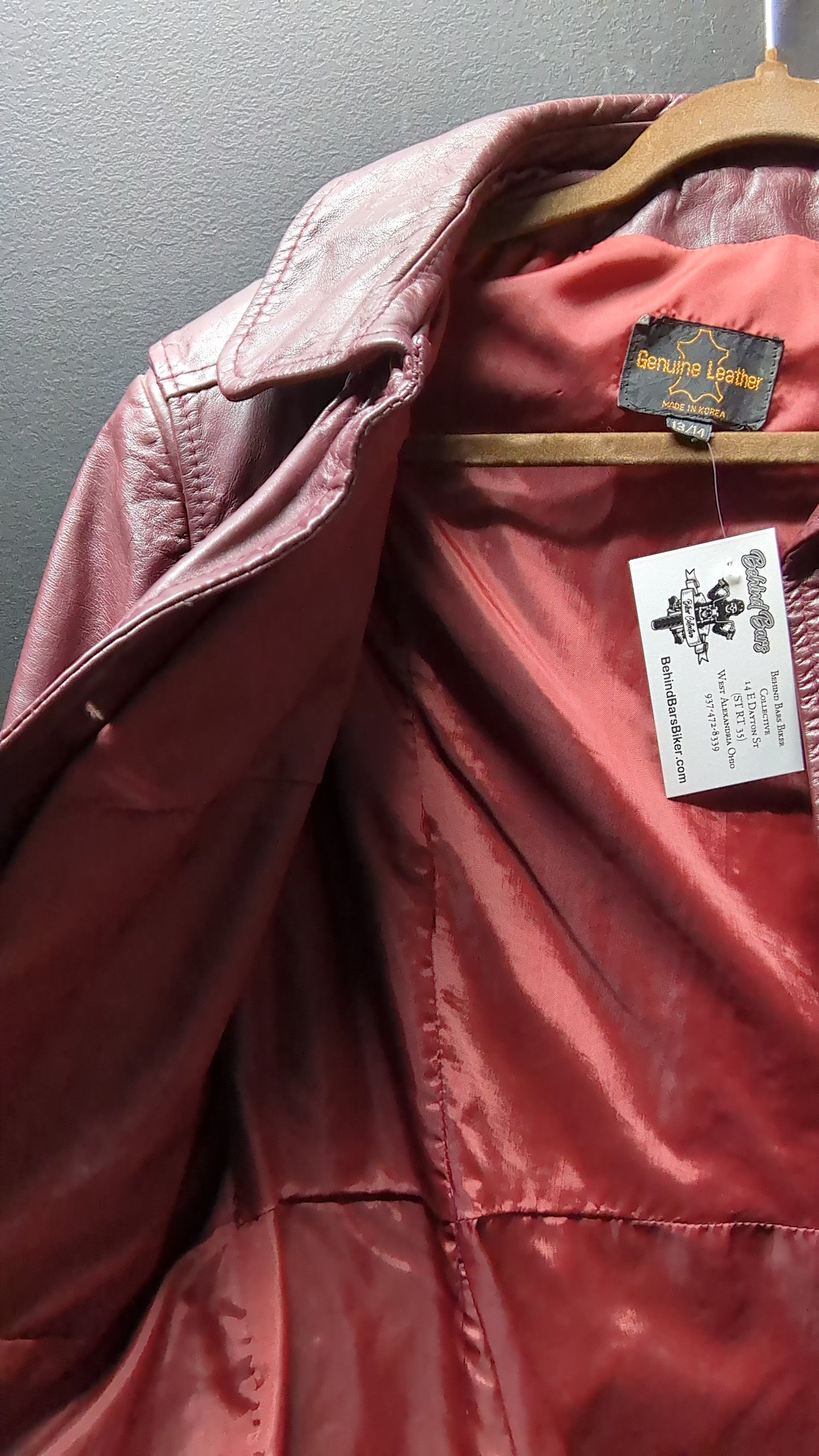 Junior Genuine Leather Jacket