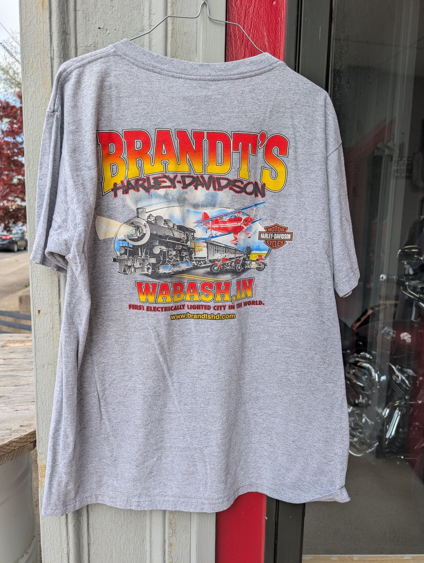 Brandt's Harley Davidson Pocket tshirt size Large