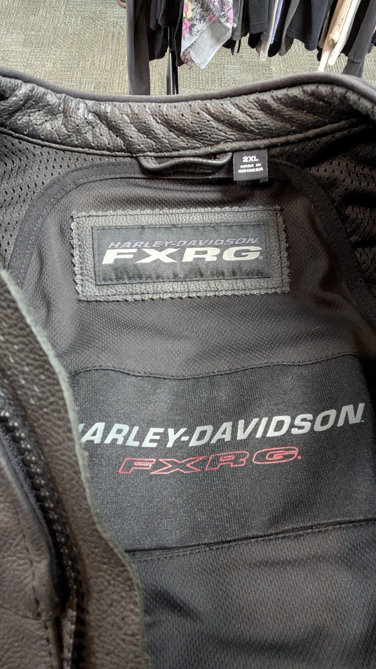 Harley-Davidson FXRG Leather Riding Jacket – Men’s 2XL