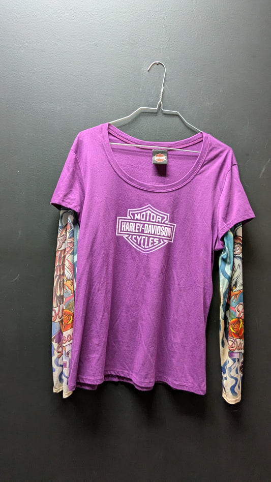 Harley Tattoo sleeve t-shirt
