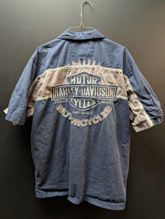 Button Up Harley Davidson Men's shirt