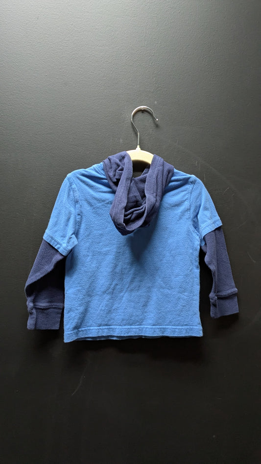 Kids Long Sleeve T-shirt with Hood 18-24months