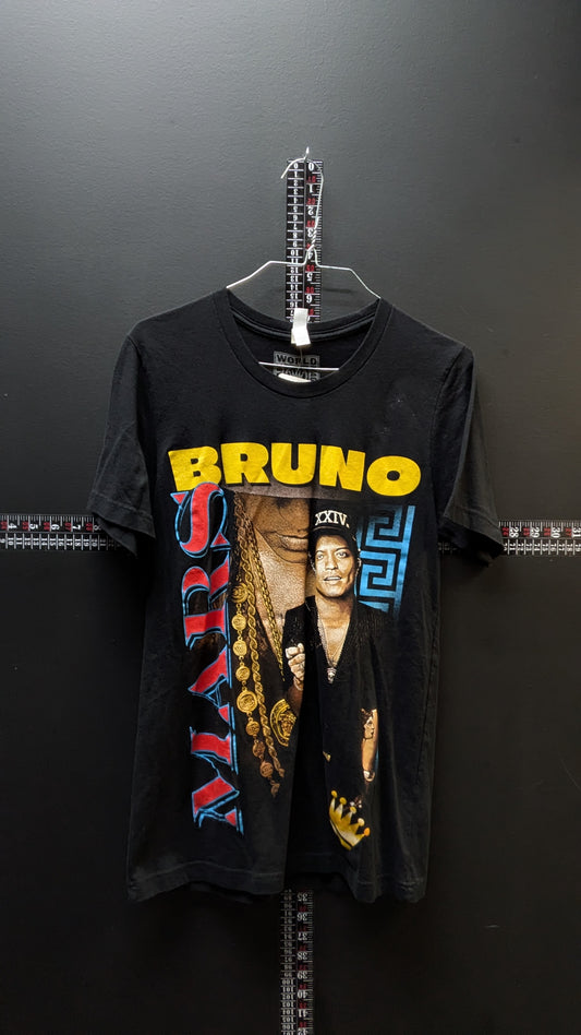 Bruno Mars 24K Magic World Tour Graphic Tee – Black Small
