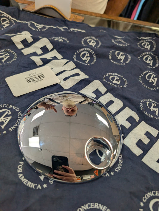 Chrome gas cover