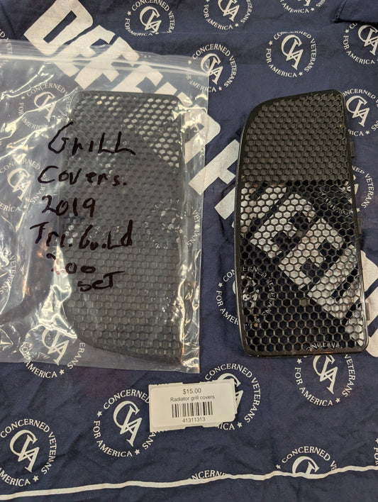Radiator grill covers