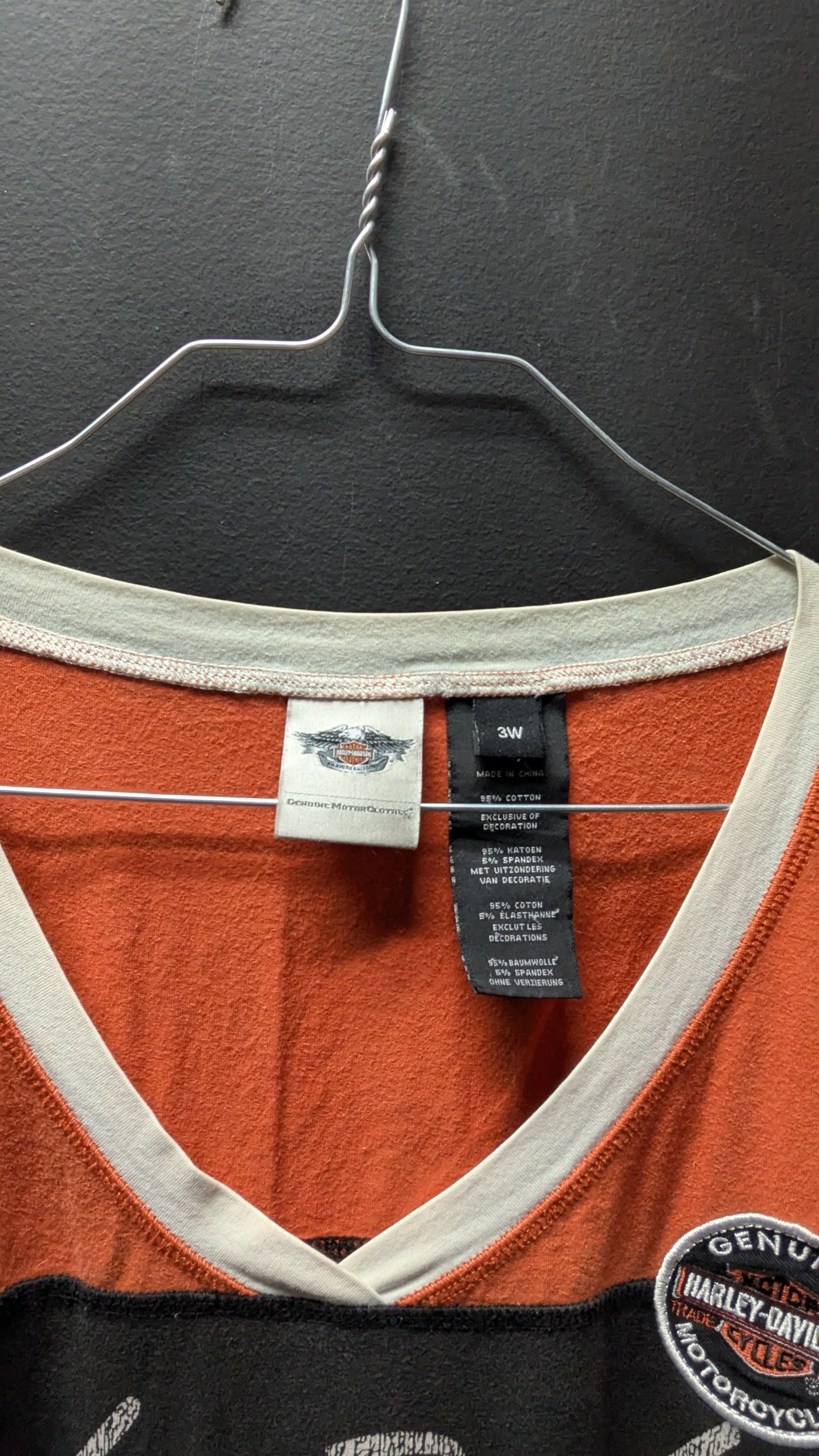 Harley-Davidson women's iconic v-neck t-shirt