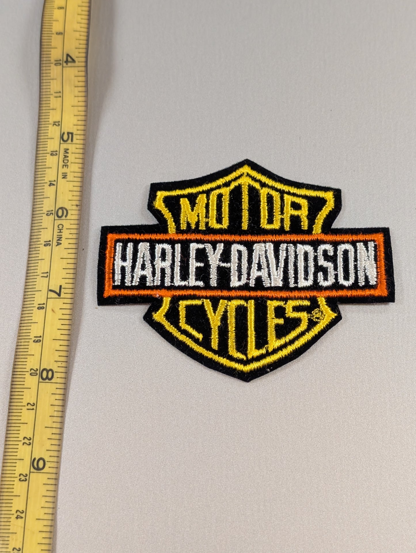 Harley-Davidson Bar & Shield Patch – Vintage Gauze Back